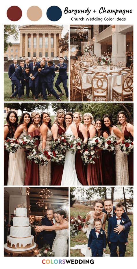 Top 8 Burgundy And Champagne Wedding Color Ideas Champagne Wedding