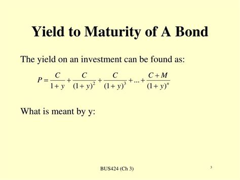 Ppt Yield Total Return And Reinvestment Risk Powerpoint