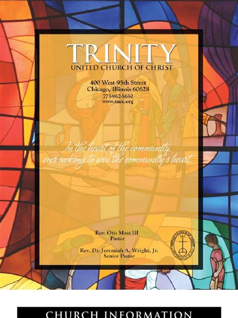 Trinity United Church Of Christ Bulletin Jan 6 2008 Pdf Hymns