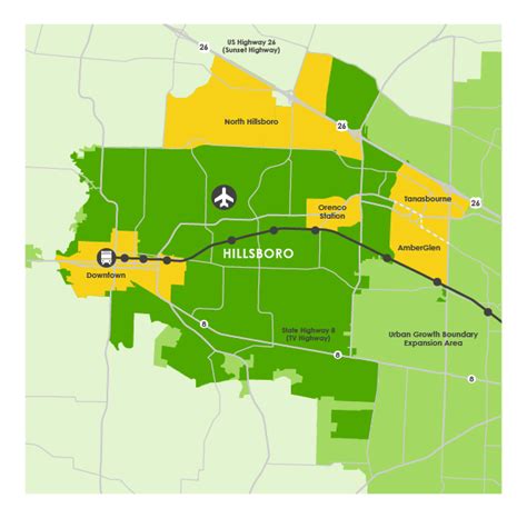 Development Areas City Of Hillsboro Or