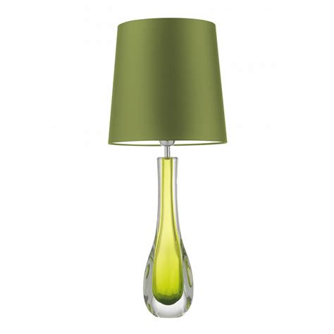 heathfield and co auria chartreuse g auri cgt green glass table lamp heathfield and co from