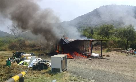 The rhodes memorial restaurant has burnt down. Lily Mine Families' Lives Matter! - ActionSA