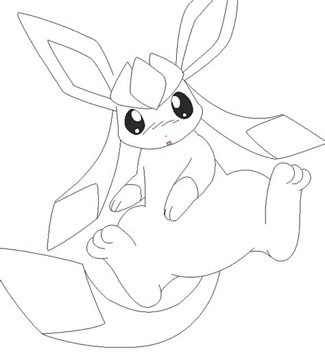 Glaceon Lineart 1 By Michy123 On Deviantart Pokemon Coloring Pages