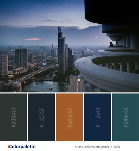 Color Palette Ideas From City Urban Area Cityscape Image Icolorpalette
