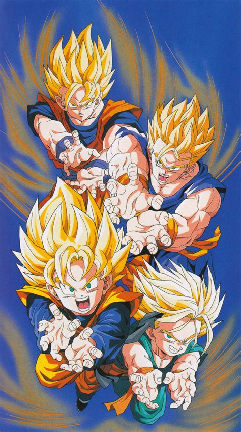 So there are people who might not find this interesting. 80s & 90s Dragon Ball Art — artbookisland: SSJ. Scan from ...