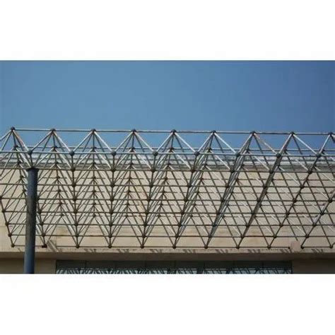 Mild Steel Prefabricated Space Frame Roofing Structure For Large Roofs