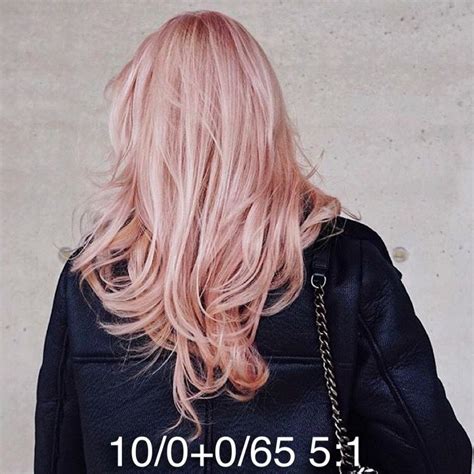 Pastel Pink Wella Color Toner Formula Формулы цвета волос Цвета
