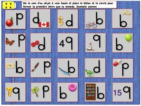 Exercice B D P Q Alphabet Educational Technology Confused
