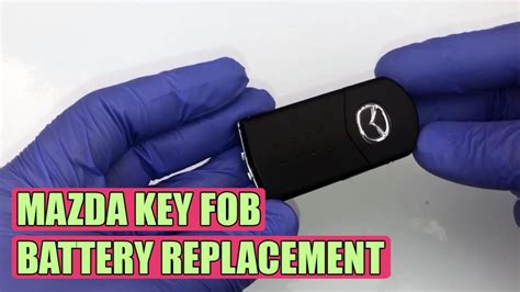 How To Replace Mazda 2 3 5 6 Bt 50 Cx7 Rx8 Key Fog Battery Video