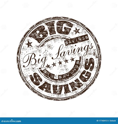 Big savings rubber stamp stock vector. Illustration of shop - 17760413