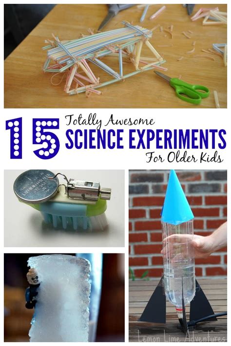 15 Awesome Science Experiments For Older Kids