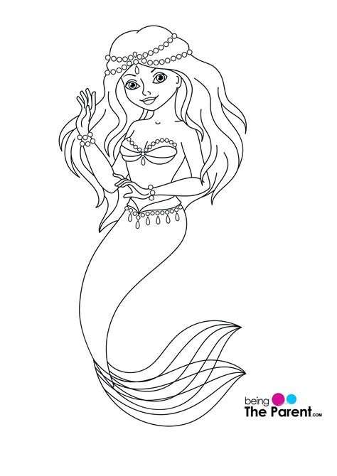 Mermaid Barbie Colouring Pages In 2020 Mermaid Coloring Pages