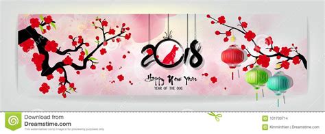 Let us be thankful for the blessings we received and the trials we surpassed this year. Set Banner Happy New Year 2018 Greeting Card And Chinese ...