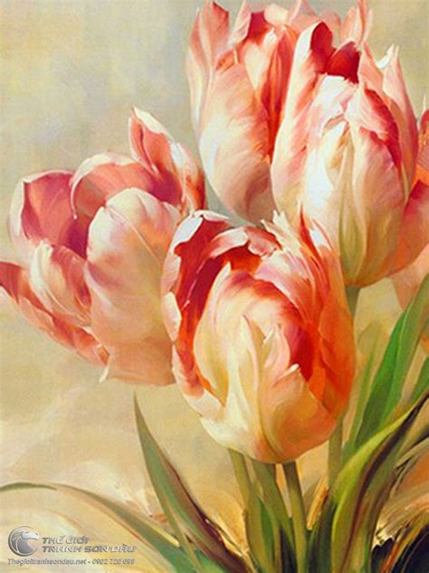 Tranh Vẽ Hoa Tulip Tuyệt Đẹp Và Sang Trọng Nhấn Vào đây để Xem Ngay