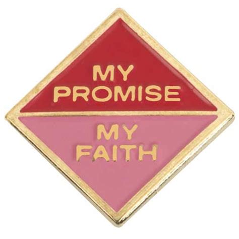 Cadette My Promise My Faith Pin Year 2 My Promise My Faith Girl