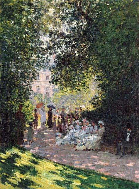 Shop wall art at target™. The Parc Monceau | Claude Monet | 59.142 | Work of Art ...