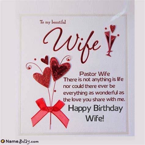 Best wife birthday card messages from 1000 images about boys on pinterest. Happy Birthday Pastor Wife Image of Cake, Card, Wishes