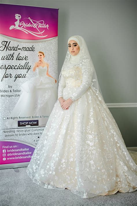Hijab Wedding Dress By Brides Tailor Etsy