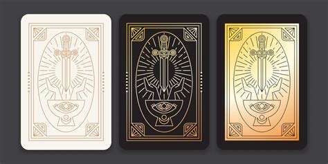 Tarot Card Template Vector Art Icons And Graphics For Free Download