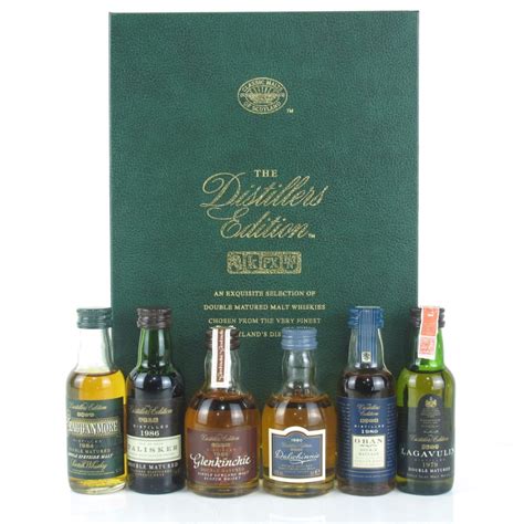 Distillers Edition Classic Malts Miniature Selection 6 X 5cl First