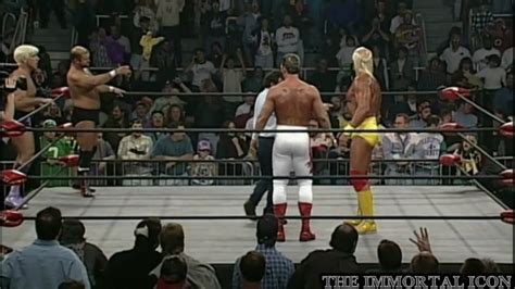 Sting And Hulk Hogan Vs Ric Flair And Arn Anderson Part Youtube