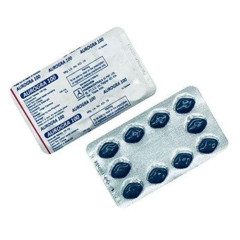 Aurogra 100mg Tablets Erectile Dysfunction Medicine At Rs 50stripe Ed Drugs In Aurangabad