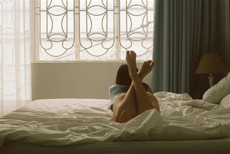 Woman Lying On Bed · Free Stock Photo