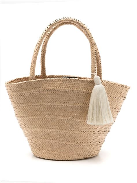 Nannacay Bolsa Tote Nanci De Palha Farfetch