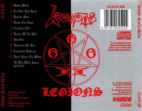 The Arrival Venom Black Metal 1982