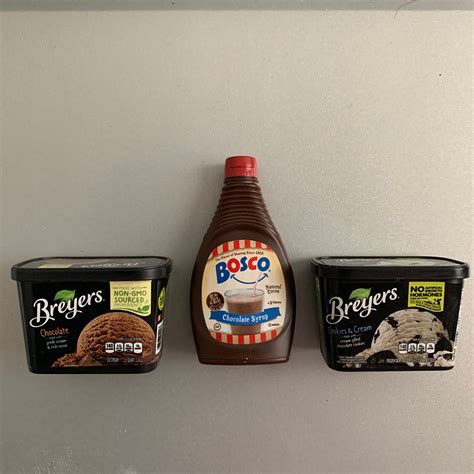 Set Of 2 Breyers Ice Cream And Bosco Dulce De Leche Syrup Etsy