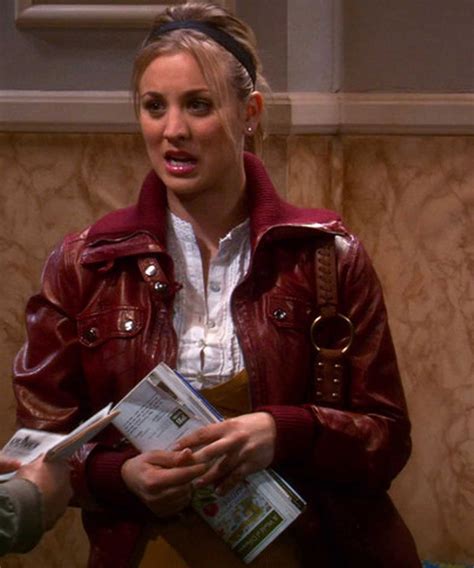 Kaley Cuoco Big Bang Theory Penny Hofstadter Leather Jacket Jacket Makers