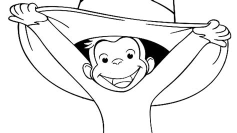 This website is for sale! Curious George Face Coloring Pages at GetColorings.com ...