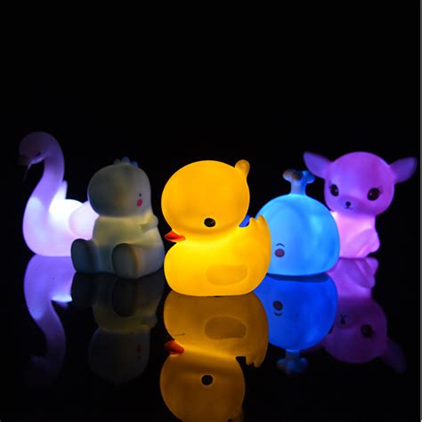 Light Up Rubber Duckies Illuminating Color Changing Rubber Ducks