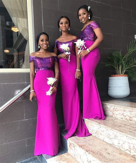 Nigerian Bridesmaid Dresses African Bridesmaid Dresses Mermaid Bridesmaid Dresses African