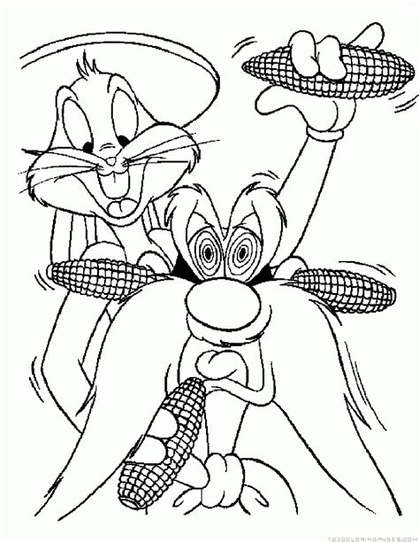 Coloring Pages Of Bugs Bunny Coloring Pages