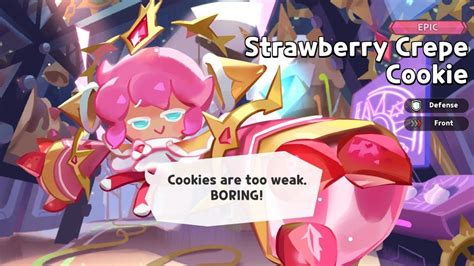 Cookierun Kingdom Strawberry Crepe Cookie Unlock Youtube