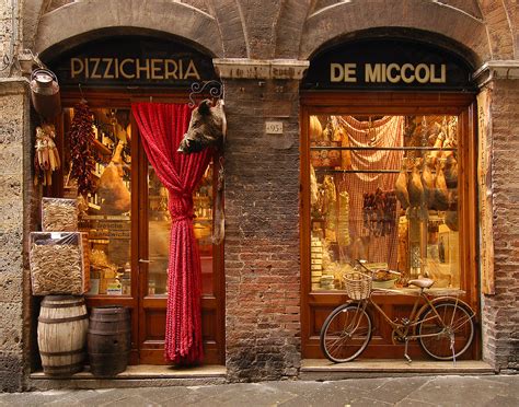 Pizzicheria Picturesque Storefront In Siena Italy