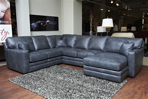 Homestead 100 Top Grain Leather Sectional Sofas And Sectionals