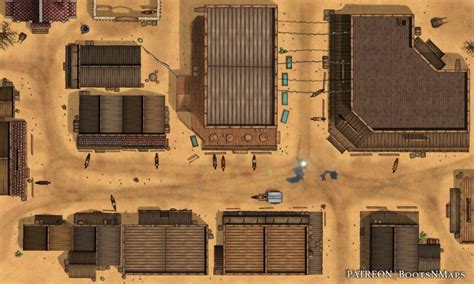 Wild West Roll20 Wild West West Map Dungeon Maps