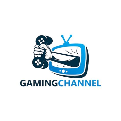 Premium Vector Gaming Channel Logo Template Design Vector Emblem