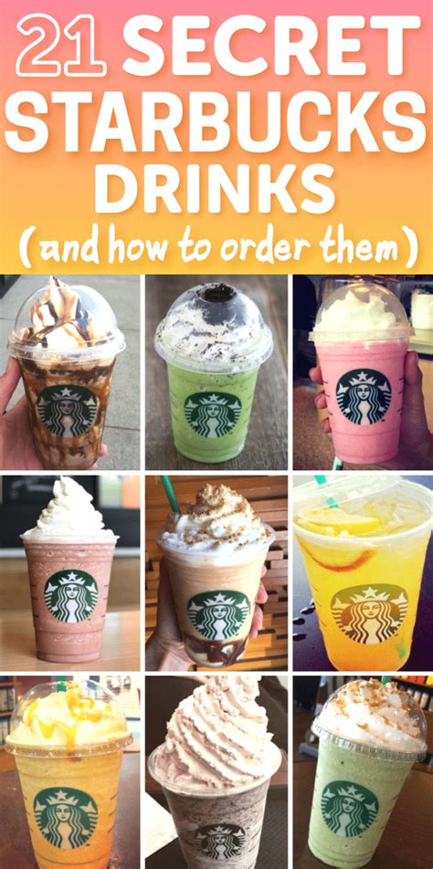 Secret Starbucks Drinks Menu 14 Starbucks Secret Menu Drinksrecipes