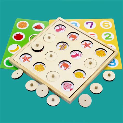 Buy Memory Training Matching Pair Game Hands Brain Clip Beads Toy Kids