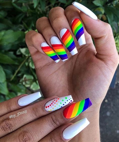Pride Nail Designs 17 Rainbow Nail Art Looks To Celebrate Pride Month