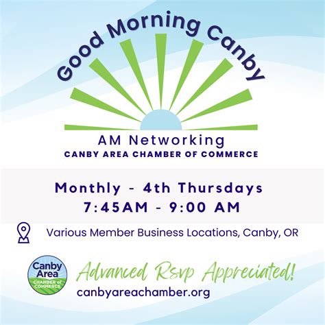 Chamber Events Canby Area Chamber Of Commerce