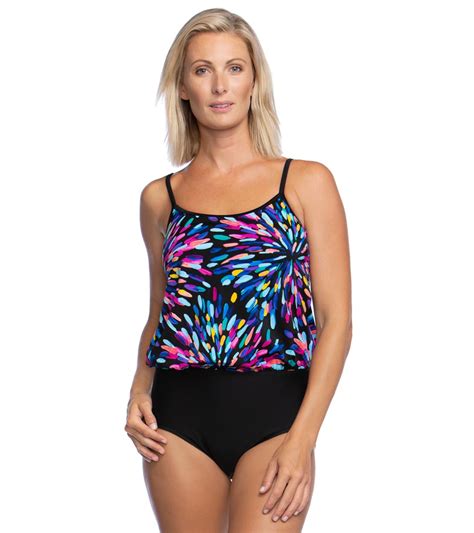 Maxine Sparkler Blouson One Piece Swimsuit At