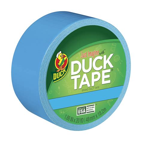 Duck Brand 188 In X 20 Yd Electric Blue Colored Duct Tape