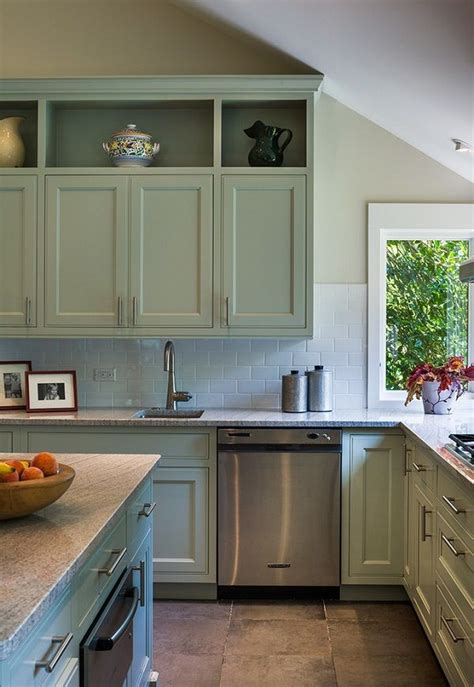 20 Best Dark And Light Green Kitchen Cabinet Ideas Green Kitchen