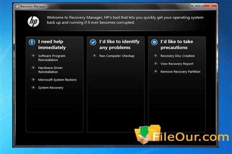 Hp Recovery Manager Download For Windows Windows Management Windows 10