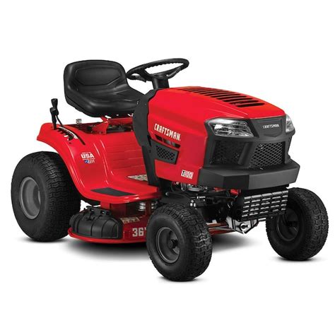 Craftsman T100 115 Hp Manualgear 36 In Riding Lawn Mower With