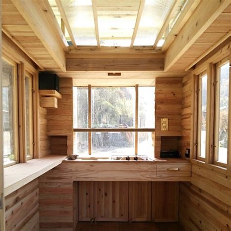 Man In Japan Builds Micro Diy Tiny House On Wheels